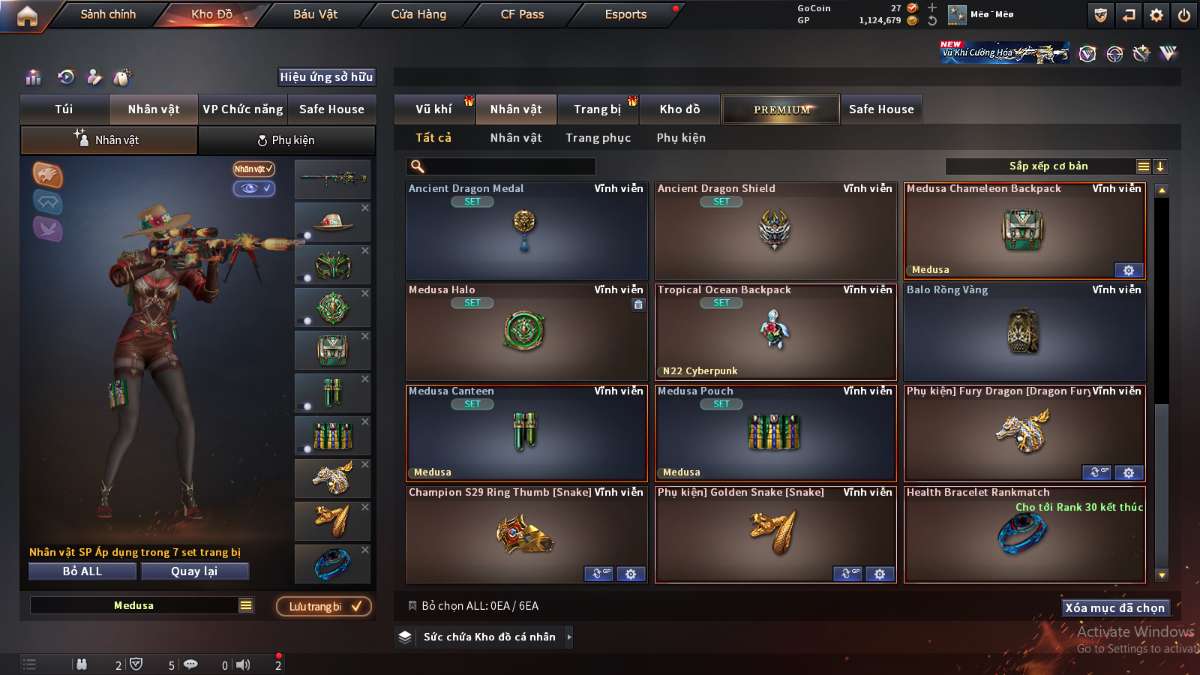 shop acc cf uy tin gia re